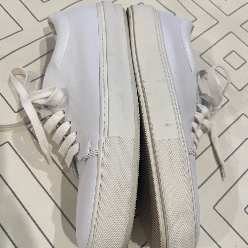 Acne Studios White Leather Sneakers - Picture 8 of 14